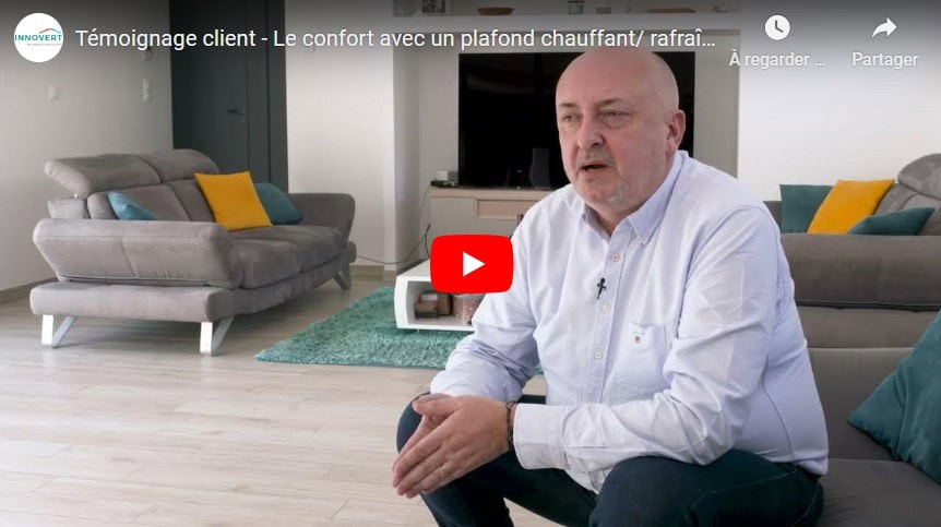 capture d'écran de la vidéo YouTube Innovert de l'interview d'un client Innovert