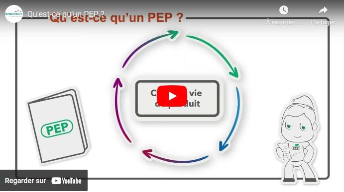 Visuel de la vidéo YouTube Innovert "Qu'est-ce qu'un PEP ?"